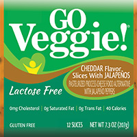 Lactose Free Cheddar with Jalapeños Slices