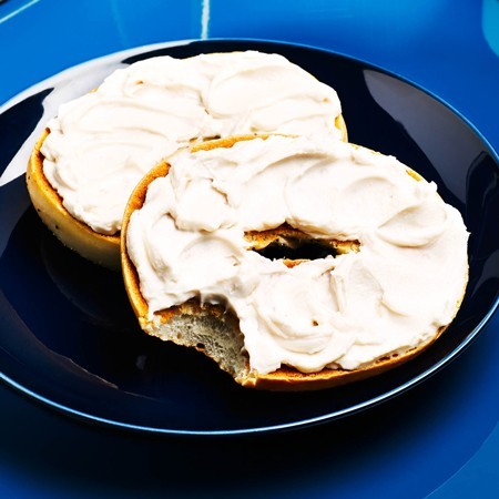 Cream Cheesy Bliss on a Bagel