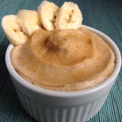 Caramelized Banana Cream Cheese Custard