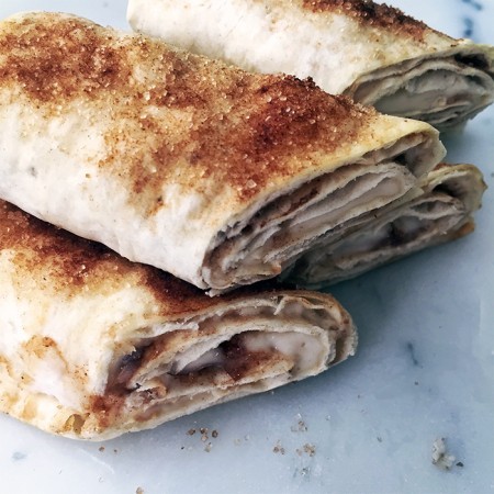 Cinnamon Sugar Cream Cheese Roll-Ups