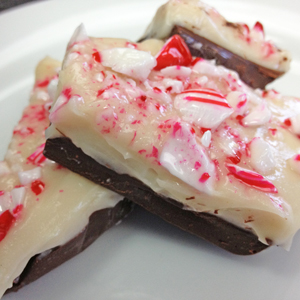 Cream Cheese Chocolate Peppermint Bark