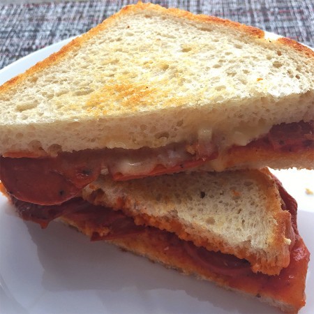 Pepperoni Pizza Grilled Cheese