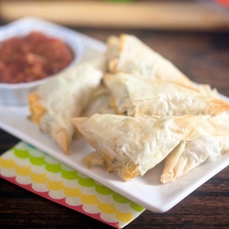 Spicy Broccoli Triangles