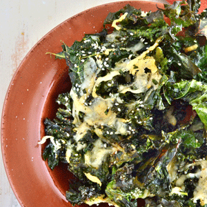 Cheesy Kale Chips